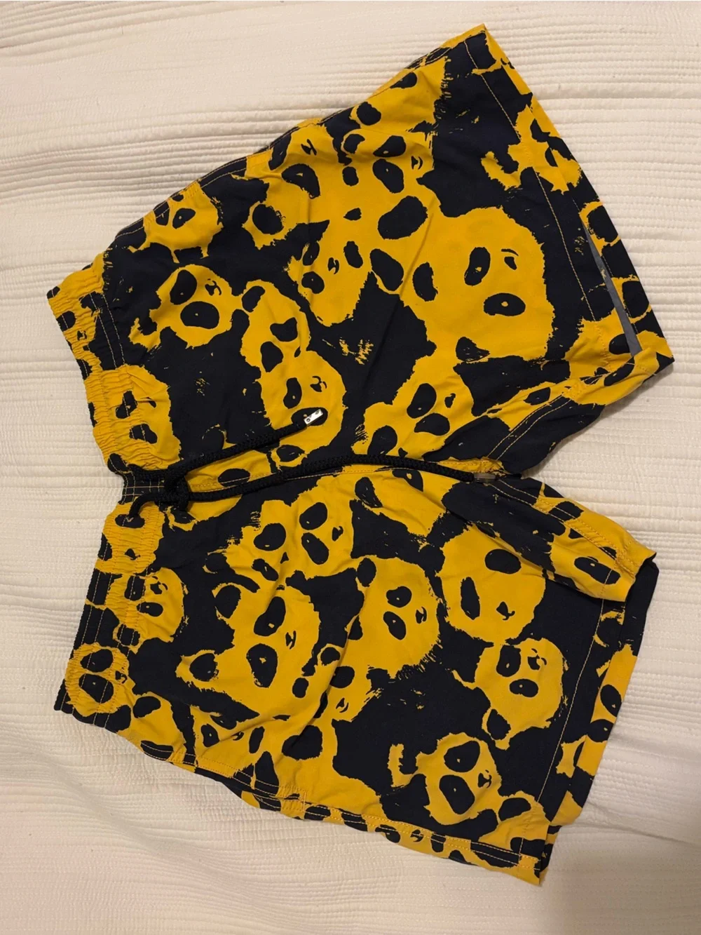 Vilebrequin Yellow and Black Graphic Swim Shorts
